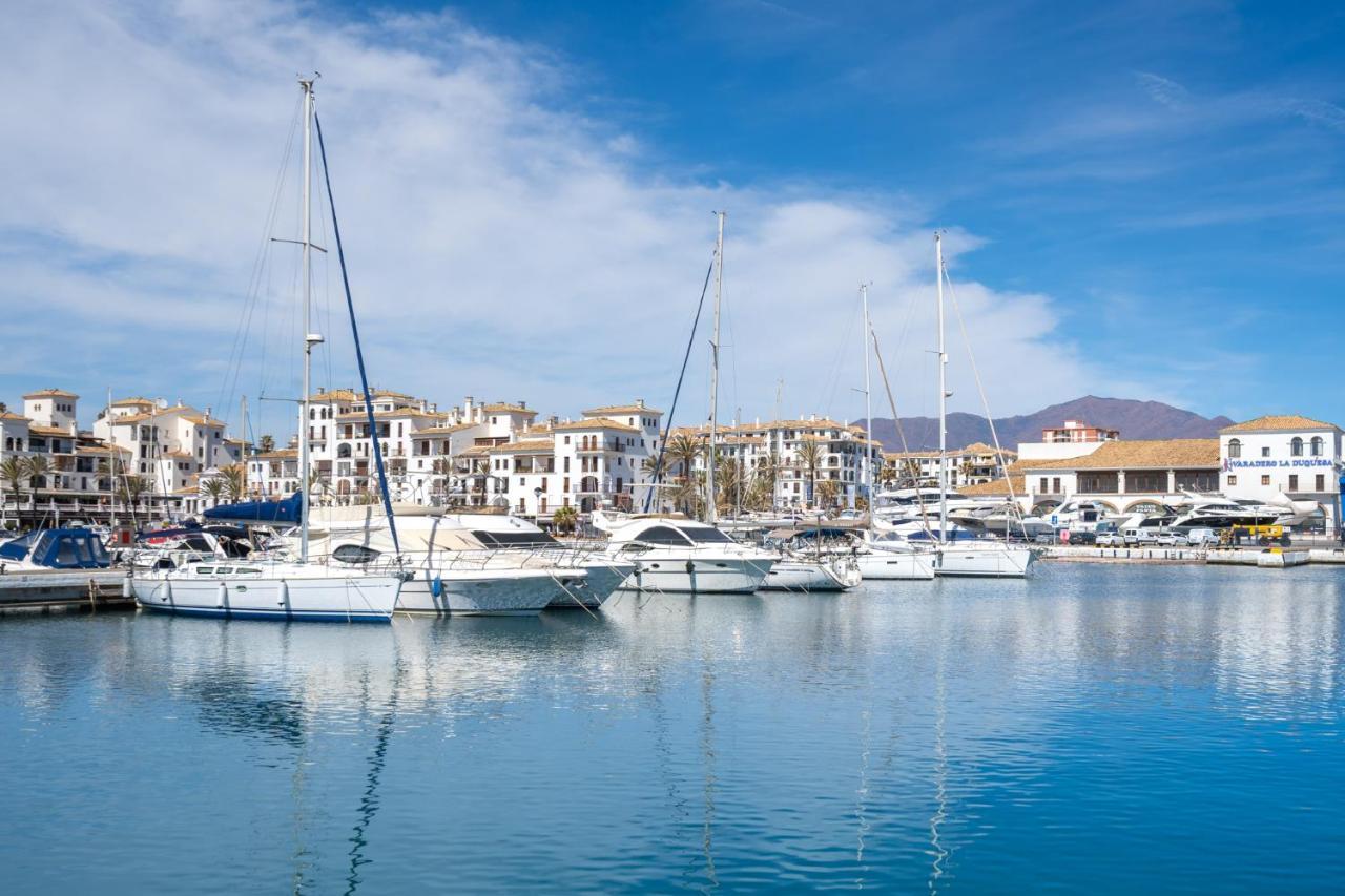 Апартаменты 15 First Line Penthouse With Wonderful Seaview Near Duquesa Golf Manilva Andalucia Экстерьер фото